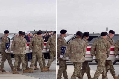 İran'la savaşta öldürülen ABD askerlerinin tabutları ülkeye ulaştı
