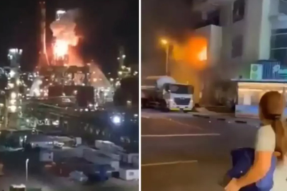 İsrail'e ağır saldırı! İran, petrol rafinerisini vurdu