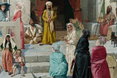 Osman Hamdi Bey'in "Cami Kapısında" eseri satışa çıktı