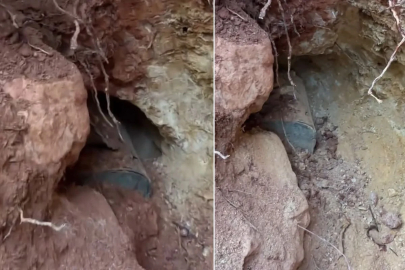 Ermenilerden kaldığı iddia edilen defineyi buldu!