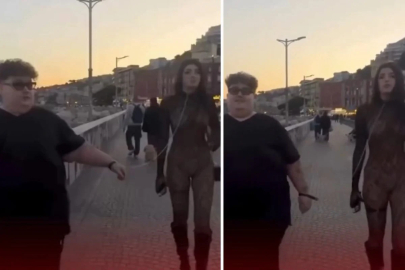 Beğeni alma uğruna kız arkadaşına tasma takıp gezdirdi!