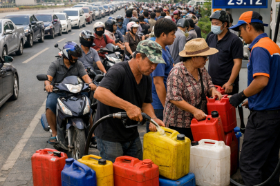 Savaşın krizi Tayland'ı vurdu! Halk bidonlara mahkum oldu