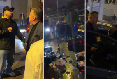 Bursa'da trafik kazasını gören A Parti İl Başkanı yardıma koştu!