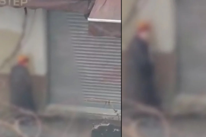 Kız yurdunun karşısında skandal görüntü Sapıklık bitmiyor...