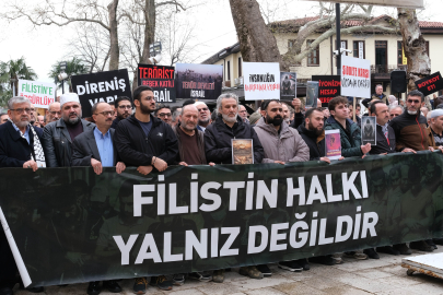 Bursa Filistin için tek yürek: Vazgeçmeyeceğiz