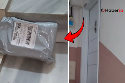 Bursa'da kargocu 27 bin liralık ürünü merdivene teslim etti!