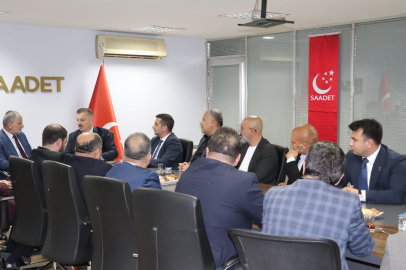 Anahtar Parti Bursa'dan Saadet Partisi Bursa İl Başkanlığı'na ziyaret!