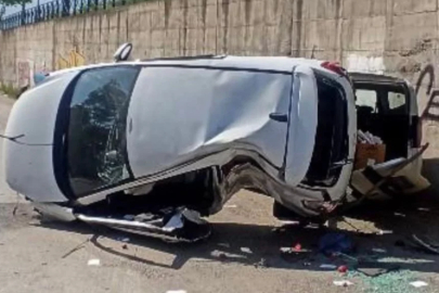 Bursa'da korkunç kaza! Yoldan çıkan araç aşağı uçtu...