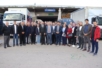 Anahtar Parti yeni haftaya Bursa Sebze ve Meyve Hali’nde çorba ikramıyla başladı