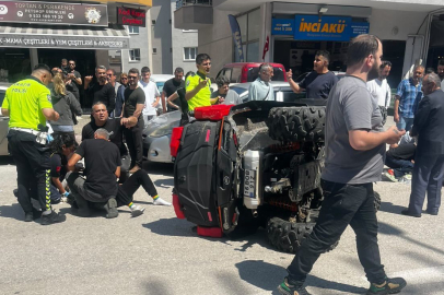 Bursa'da ATV yan yattı! 2 çocuk ölümden döndü: İşte o anlar...