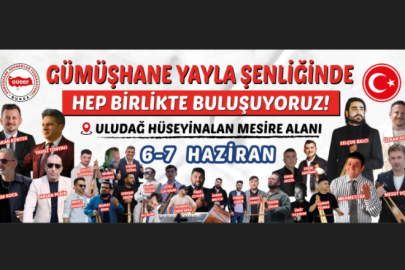 Bursa’da Gümüşhaneliler Yayla Şenliği coşkusu yaşanacak