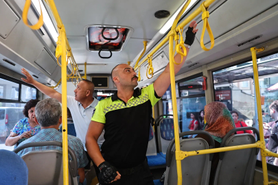 Antalya’da halk otobüslerine klima denetimi